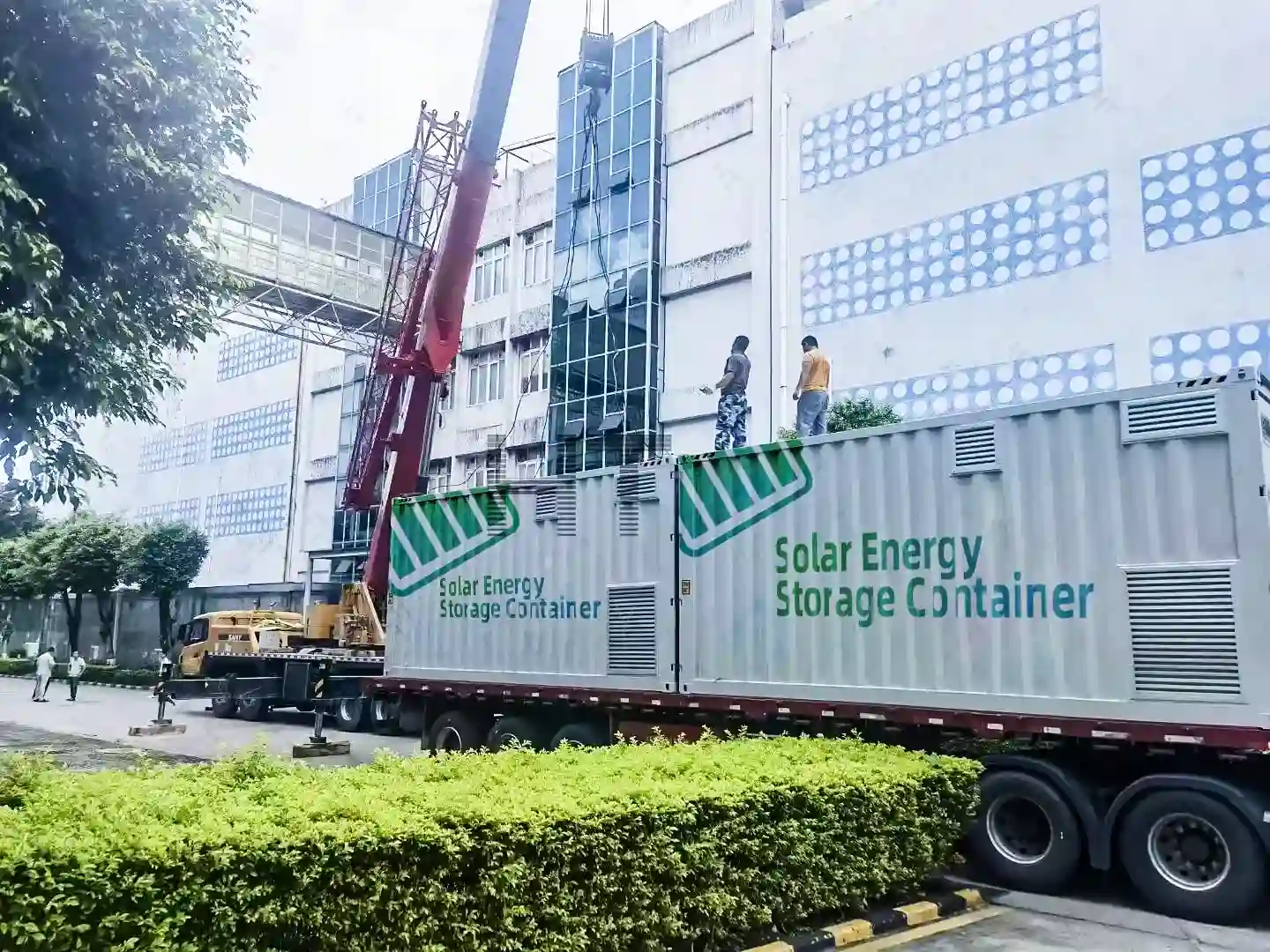 HT infinitepower energy storage container project delivery